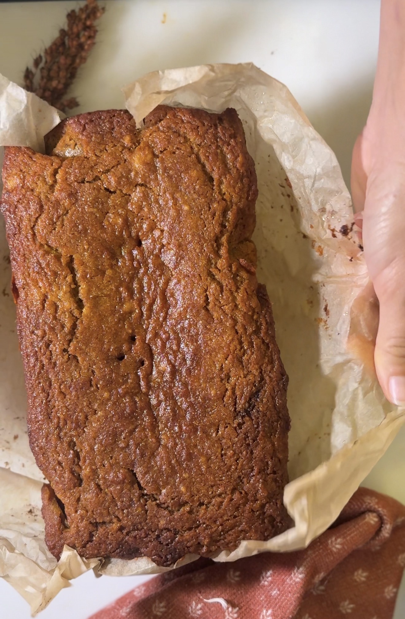 Fresh-Milled Kamut Sourdough Pumpkin Bread (Soft, Moist & Naturally Delicious)